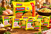 Tăiței Instant Indomie cu Aromă de Pui – Set 5