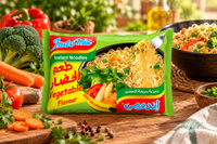 Tăiței Instant Indomie cu Aromă de Legume – Set 5