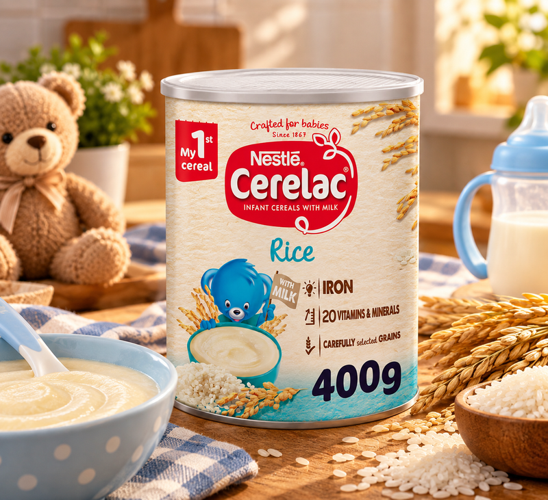 Cereale Nestlé Cerelac cu Orez pentru Bebeluși